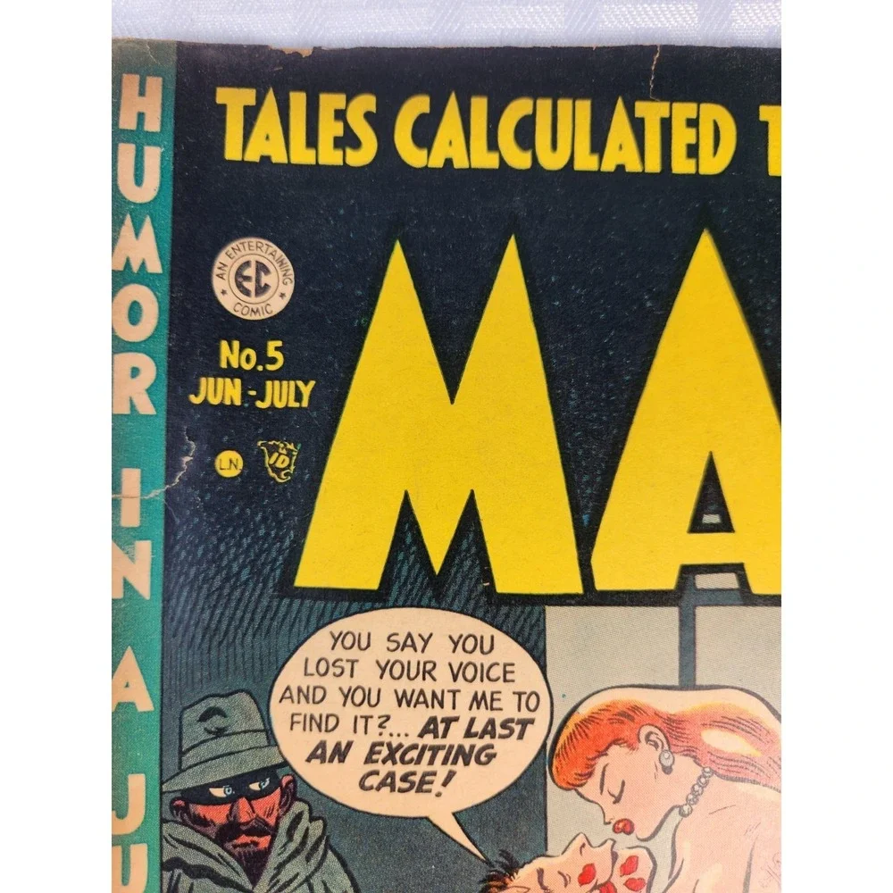 Vintage 1953 #5 June/July EC Gaines Elder MAD COMIC BOOK Outer Sanctum Pre Code